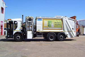 One of the new fleet of RCVs on Isle of Wight